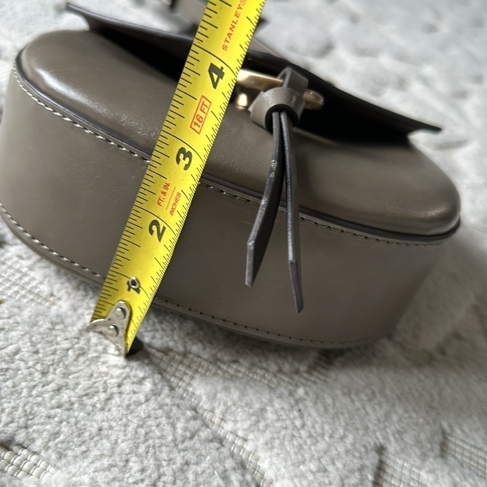 Zara Equestrian gray tassel crossbody bag - Picture 16 of 16